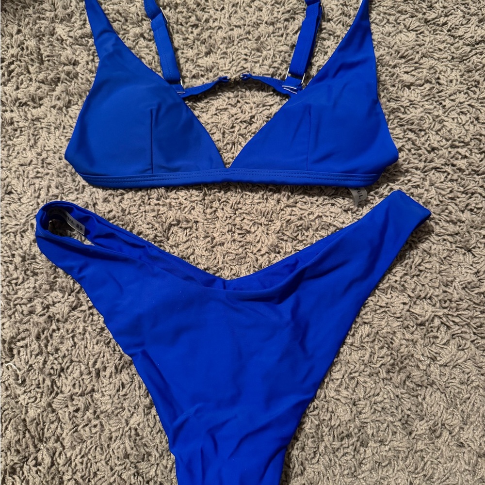 Blue Women's Swimwear Set
